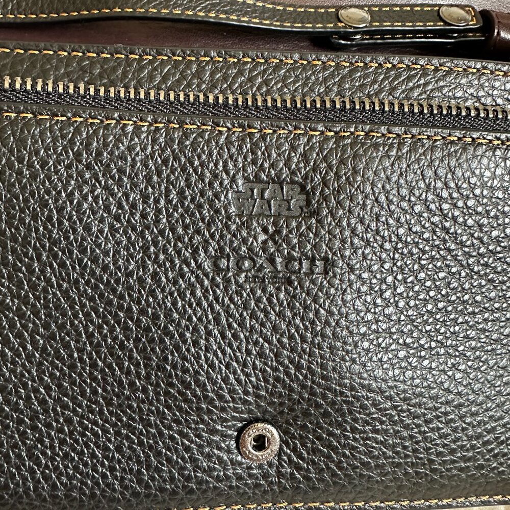 NWT! Coach F88921 Star Wars Hayden Foldover Crossbody Clutch In Signature Canvas - Picture 7 of 14